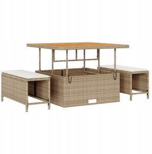 Zestaw Sof na Ogród 13 pcs Beż, Kremowy 100 x 100 x 71 cm Lumarko! 4