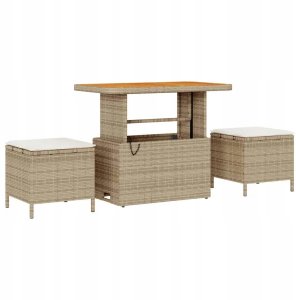 Zestaw Sof na Ogród 12 pcs Beż, Kremowy 90 x 55 x 71 cm Lumarko! 4