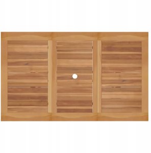 Zestaw do jadalni w ogrodzie 5 pcs Brązowy Lite drewno tekowe Lumarko! 7