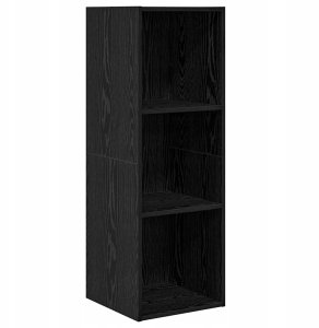 Szafka na Telewizor na Ścianę 4 pcs Czarny dąb Lumarko! 5