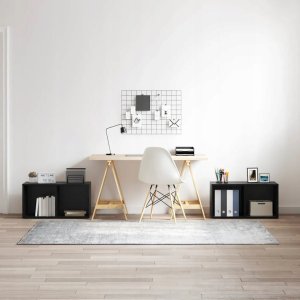 Zestaw szafek RTV 2 pcs Czarny dąb 72 x 35 x 36.5 cm Lumarko! 2