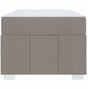 Ramka łóżka z materacem Ciemnoszary 80 x 200 cm tkanina Lumarko! 6