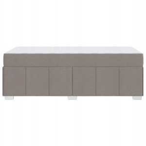 Ramka łóżka z materacem Ciemnoszary 80 x 200 cm tkanina Lumarko! 7