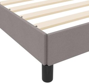 Łóżko sprężynowe z materacem Ciemnoszary 100 x 200 cm tkanina Lumarko! 8