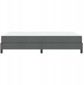 Łóżko sprężynowe z materacem ciemno szary 140 x 200 cm tkanina Lumarko! 7