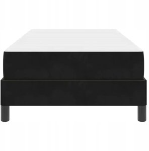 Łóżko kontynentalne z materacem Czarny 80 x 200 cm Aksamit Lumarko! 6