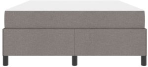 Łóżko sprężynowe Taupe, Czarny 160 x 200 cm Lumarko! 4