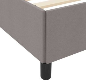 Łóżko sprężynowe Taupe, Czarny 160 x 200 cm Lumarko! 6