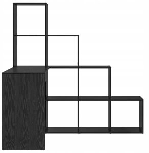 Biurko vidaXL Czarne 101.5 cm x 149.5 cm 6