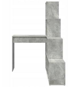 Biurko vidaXL Szare 101.5 cm x 149.5 cm 5