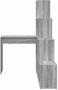 Biurko vidaXL Szare 101.5 cm x 149.5 cm 2