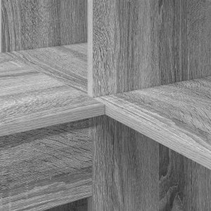 Biurko vidaXL Szare 101.5 cm x 149.5 cm 4