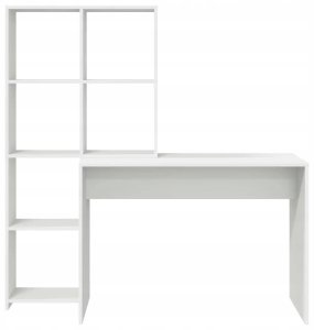 Biurko vidaXL Białe 138.5 cm x 55 cm 5