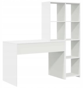 Biurko vidaXL Białe 138.5 cm x 55 cm 7