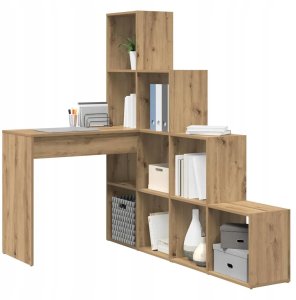 Biurko vidaXL Brązowe 101.5 cm x 149.5 cm 3