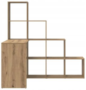 Biurko vidaXL Brązowe 101.5 cm x 149.5 cm 6