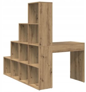 Biurko vidaXL Brązowe 101.5 cm x 149.5 cm 7