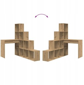 Biurko vidaXL Brązowe 101.5 cm x 149.5 cm 10