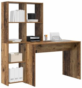 Biurko vidaXL Dąb złoty 138.5 cm x 55 cm 3