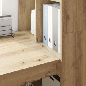 Biurko vidaXL Dąb Artisan 122 cm x 67 cm 3