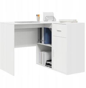 Biurko vidaXL Białe 102 cm x 75 cm 3