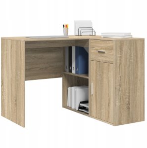 Biurko vidaXL Jasnobrązowe 102 cm x 50 cm 3