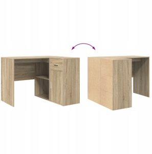 Biurko vidaXL Jasnobrązowe 102 cm x 50 cm 10