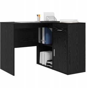 Biurko vidaXL Czarne 102 cm x 50 cm 3