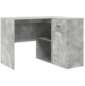 Biurko vidaXL Szare 102 cm x 50 cm 2