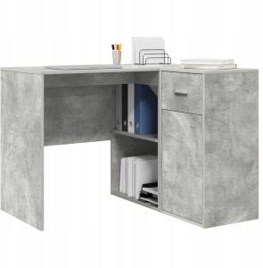 Biurko vidaXL Szare 102 cm x 50 cm 3