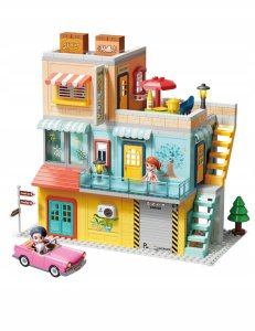 Klocki konstrukcyjne willa 304 elementy 12