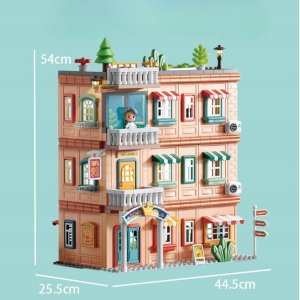 Klocki konstrukcyjne willa 382 elementy 9