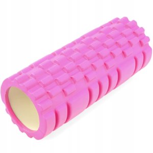 Wałek do masażu karbowany EVA 32x13.5cm szary 4