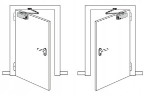 Duru pritraukejas GEZE 1000, apkrova iki 60 kg, pilka spalva 8