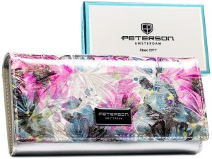 Portfel damski skóra naturalna skórzany Peterson 2