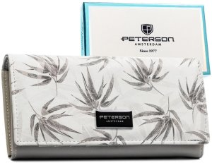 Portfel damski skóra naturalna skórzany Peterson 3