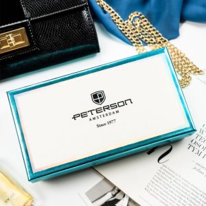 Portfel damski skóra naturalna skórzany Peterson 9