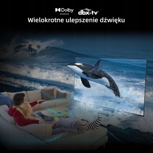 Telewizor CHiQ L40QST TV 40", QLED, Full HD, Google TV, Frameless, Dolby Audio, dbx-tv, HDR 10 12