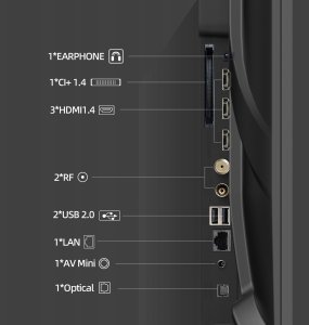 Telewizor CHiQ L40QST TV 40", QLED, Full HD, Google TV, Frameless, Dolby Audio, dbx-tv, HDR 10 3