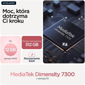 Smartfon Motorola Moto G86 5G 12/256GB Różowy (PB8X0035PL) 6