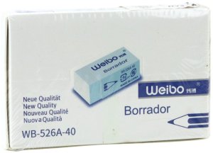 Gumka Do Mazania Biała Szkolna Biurowa WB-526A-40 3,5cm 3
