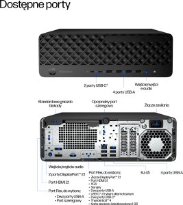 Komputer HP HP EliteDesk 8 SFF G1i Desktop AI PC Intel Core Ultra 7 265 16 GB DDR5-SDRAM 1 TB SSD Windows 11 Pro Czarny 2