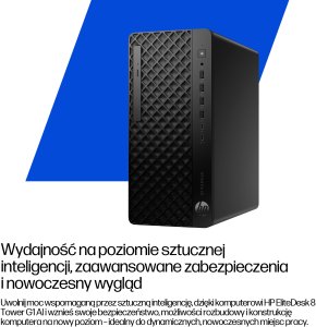 Komputer HP EliteDesk 8 G1i Tower AI Ultra 5 235 16GB DDR5 512GB SSD Czarny (A55S1ET) 5
