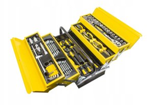 SKRZYNKA NARZĘDZIOWA KLUCZY NASADKI WKR ĘTAKI  87 EL. 2