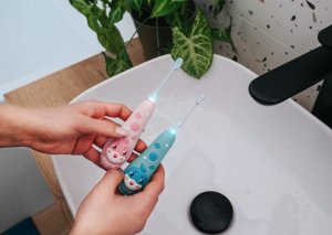 Szczoteczka soniczna Baby KIDO SMILE 1-5 lat różowa ZK3010 4