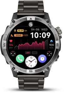 SMARTWATCH MĘSKI POLSKIE MENU GPS WODOODPORNY SMART WATCH KROKOMIERZ PULS 3