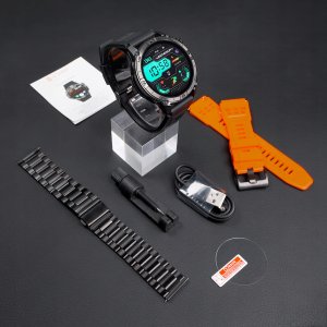 SMARTWATCH MĘSKI POLSKIE MENU GPS WODOODPORNY SMART WATCH KROKOMIERZ PULS 6