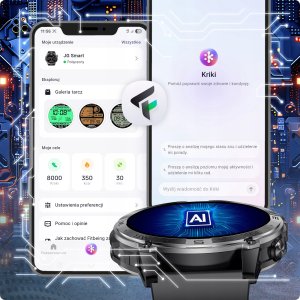 SMARTWATCH MĘSKI POLSKIE MENU GPS WODOODPORNY SMART WATCH KROKOMIERZ PULS 10