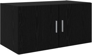 vidaXL Szafka ścienna Czarny dąb 80 x 42.5 x 40 cm 2