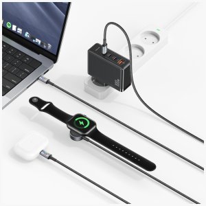 Kabel USB Usams USB-C - 2x USB-C Czarny 3